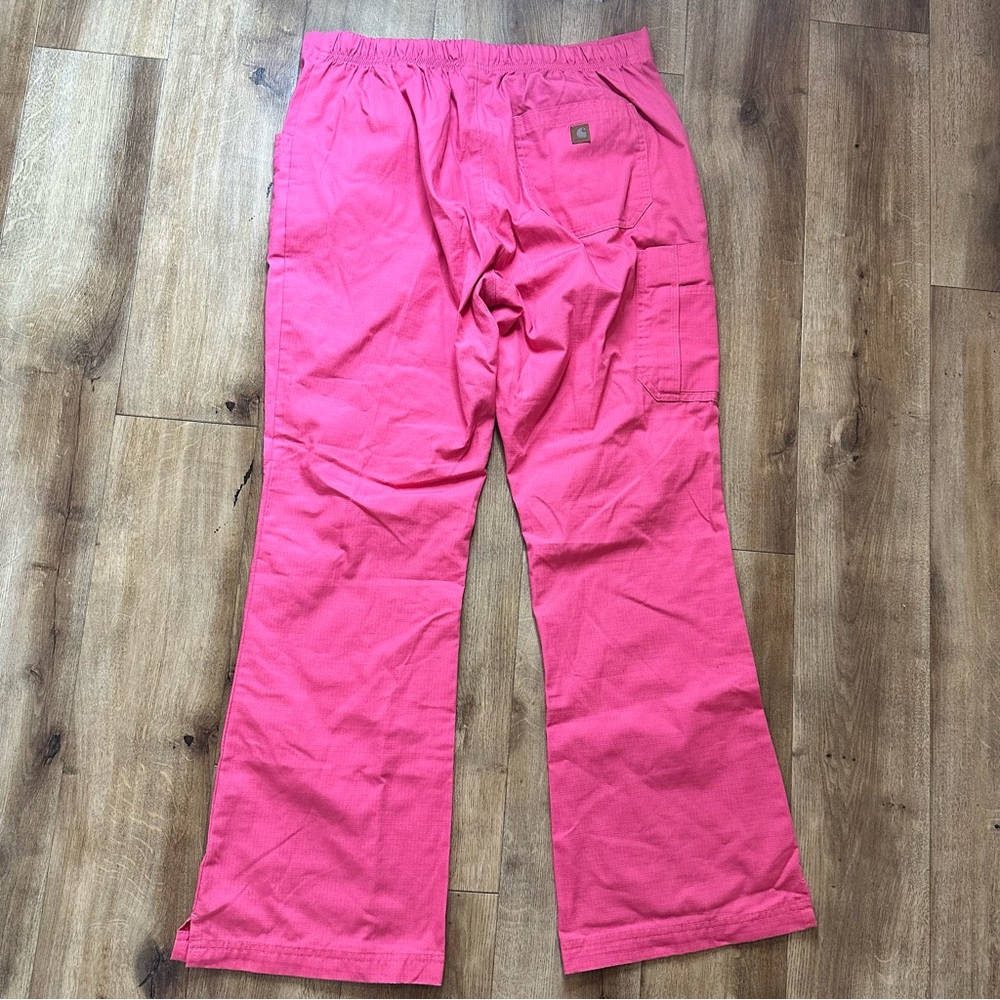 Carhartt Hot Pink Scrub Pants Size Large - Picture 7 of 14